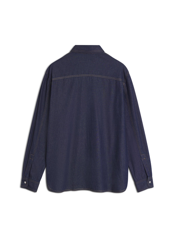 M Indigo Oversized Shirt
