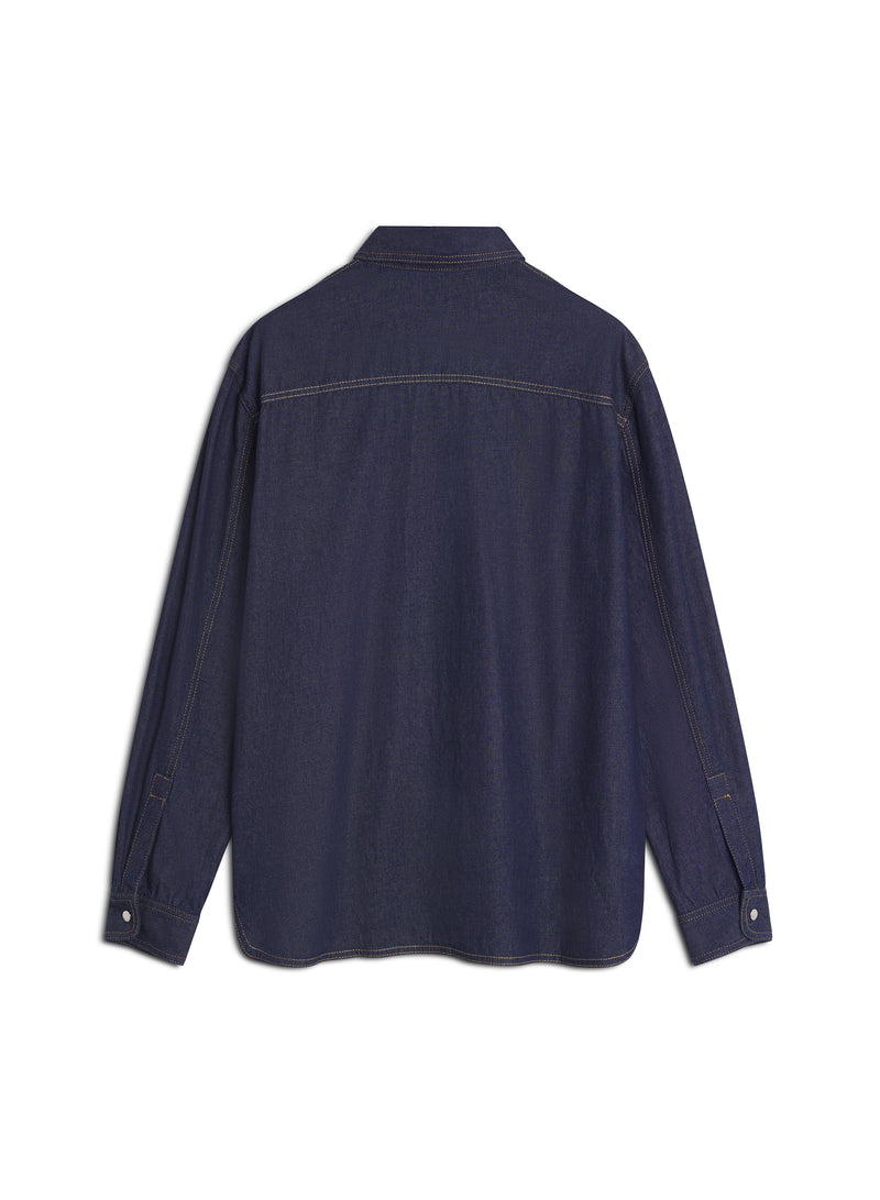 M Indigo Oversized Shirt