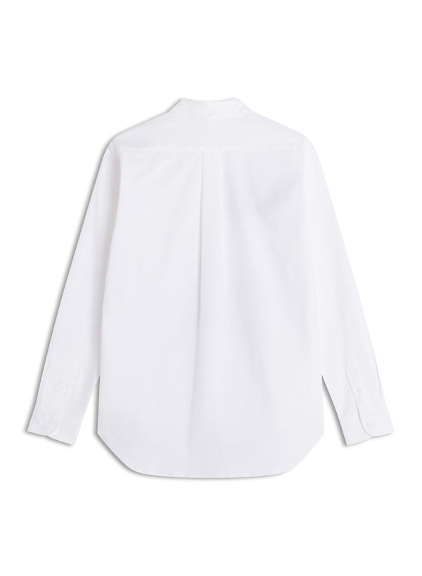 M White Profile Fox Button Down Shirt