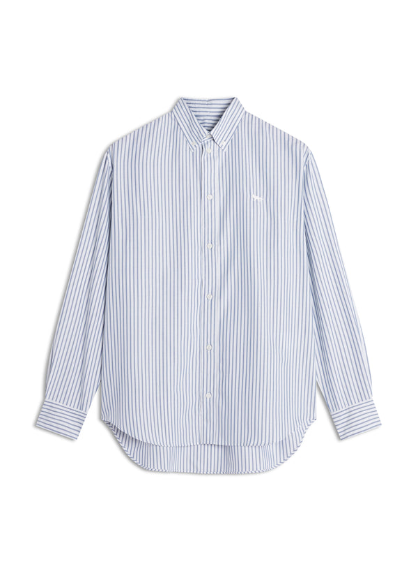 M Cloud Blue Profile Fox Button Down Shirt