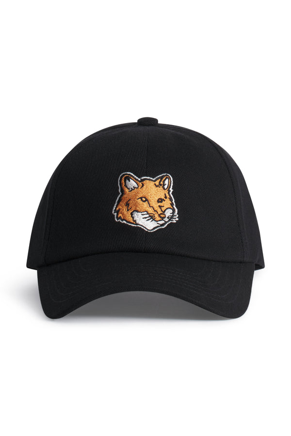 Black Fox Head Cap