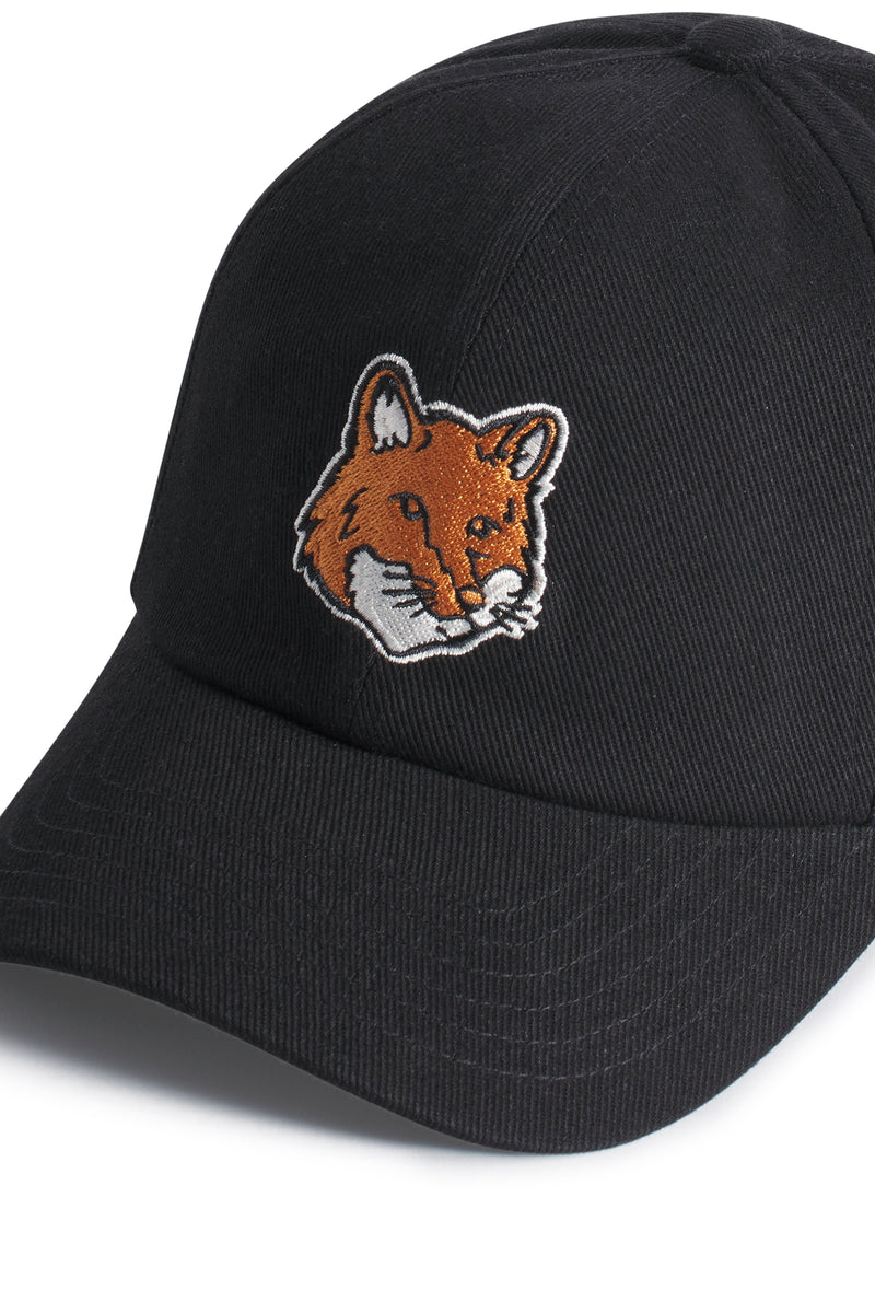 Black Fox Head Cap