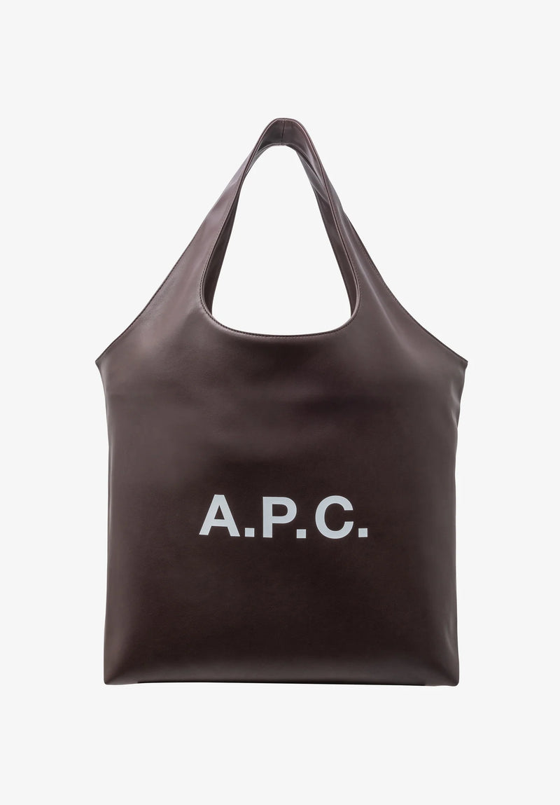 Dark Brown Ninon Tote Bag