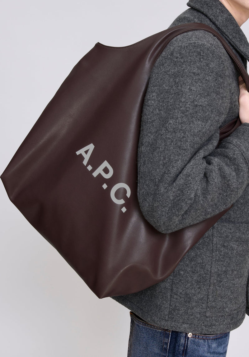 Dark Brown Ninon Tote Bag