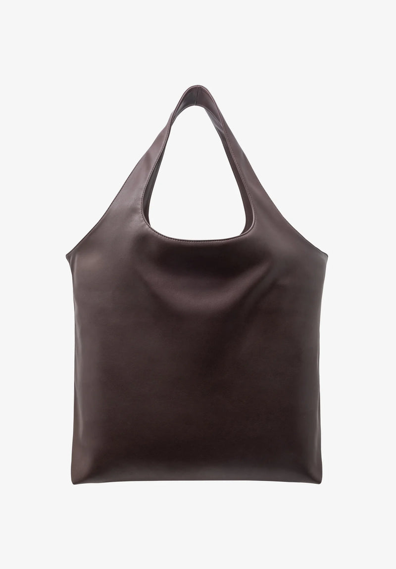 Dark Brown Ninon Tote Bag