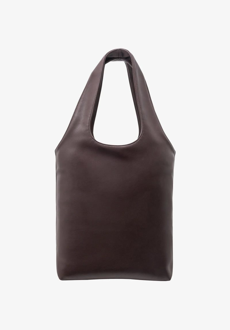 Dark Brown Small Ninon Tote Bag