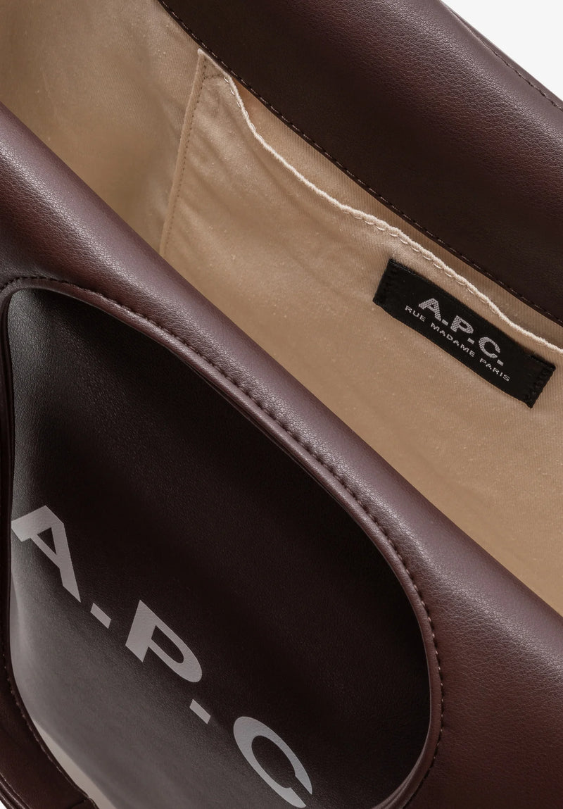 Dark Brown Small Ninon Tote Bag