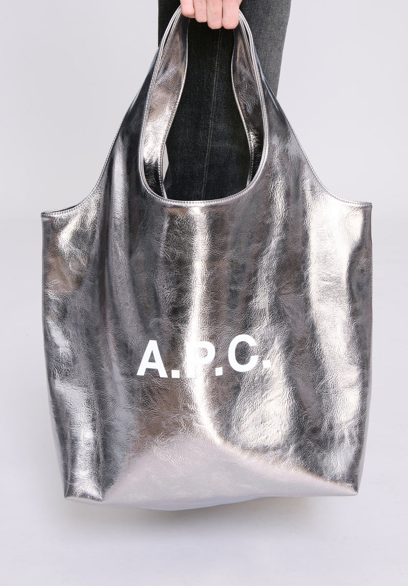 Dark Silver Ninon Tote Bag