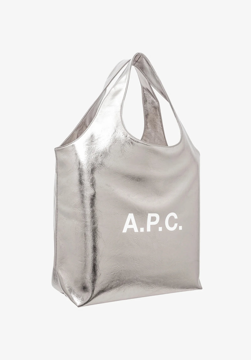 Dark Silver Ninon Tote Bag