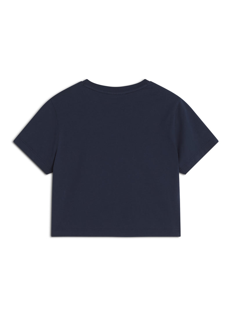 W Navy Lady Fox Baby Tshirt