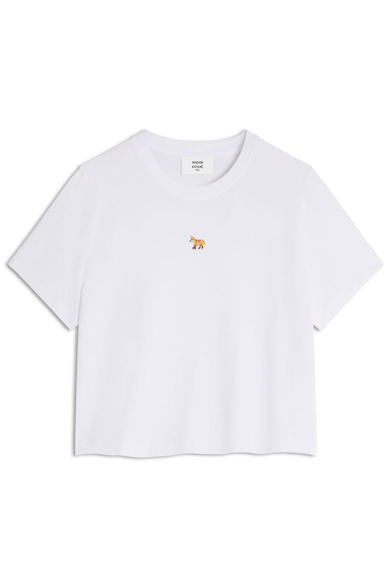 W White Baby Fox Baby Tshirt