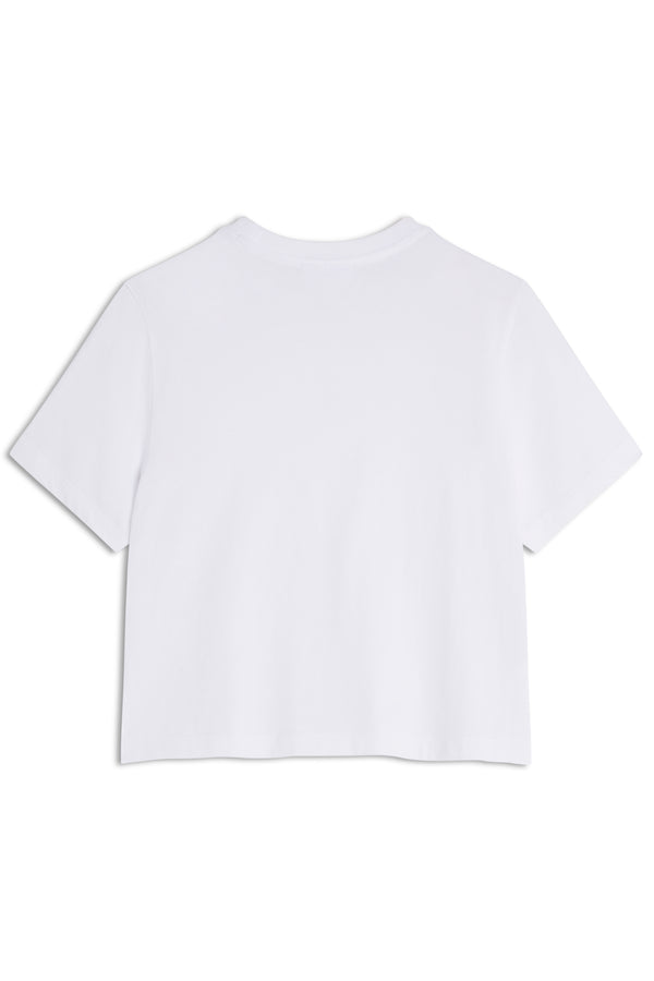 W White Baby Fox Baby Tshirt