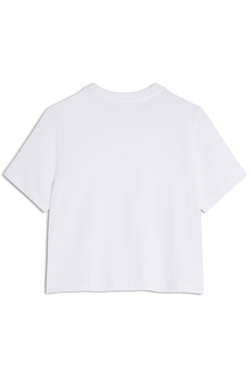 W White Baby Fox Baby Tshirt