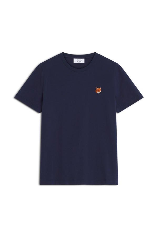 W Navy Fox Head Regular Tshirt