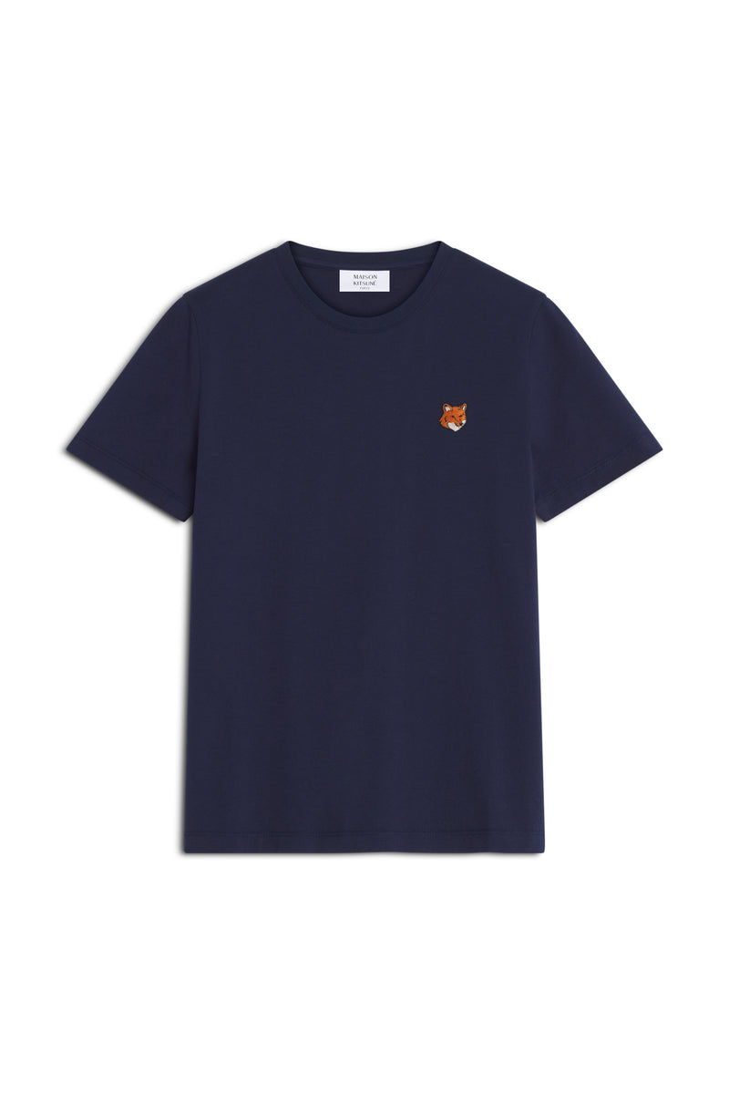 W Navy Fox Head Regular Tshirt