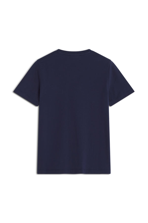 W Navy Fox Head Regular Tshirt