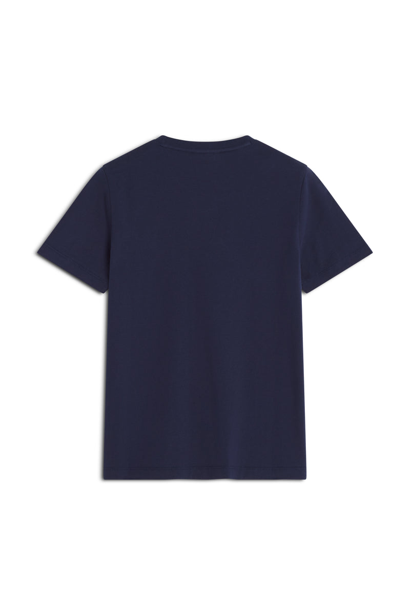 W Navy Fox Head Regular Tshirt