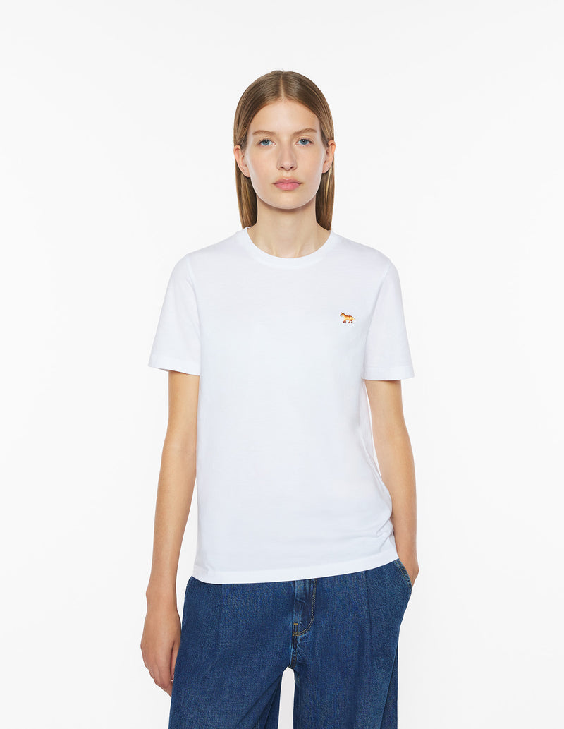 W White Baby Fox Regular Tshirt