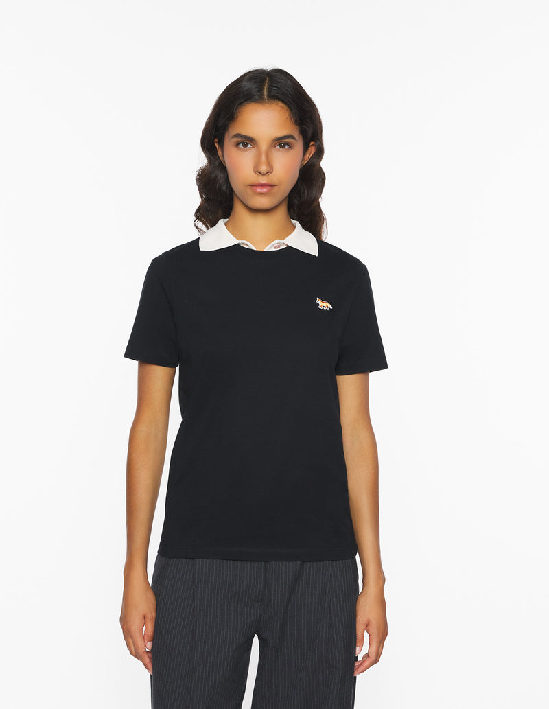 W Black Baby Fox Regular Tshirt