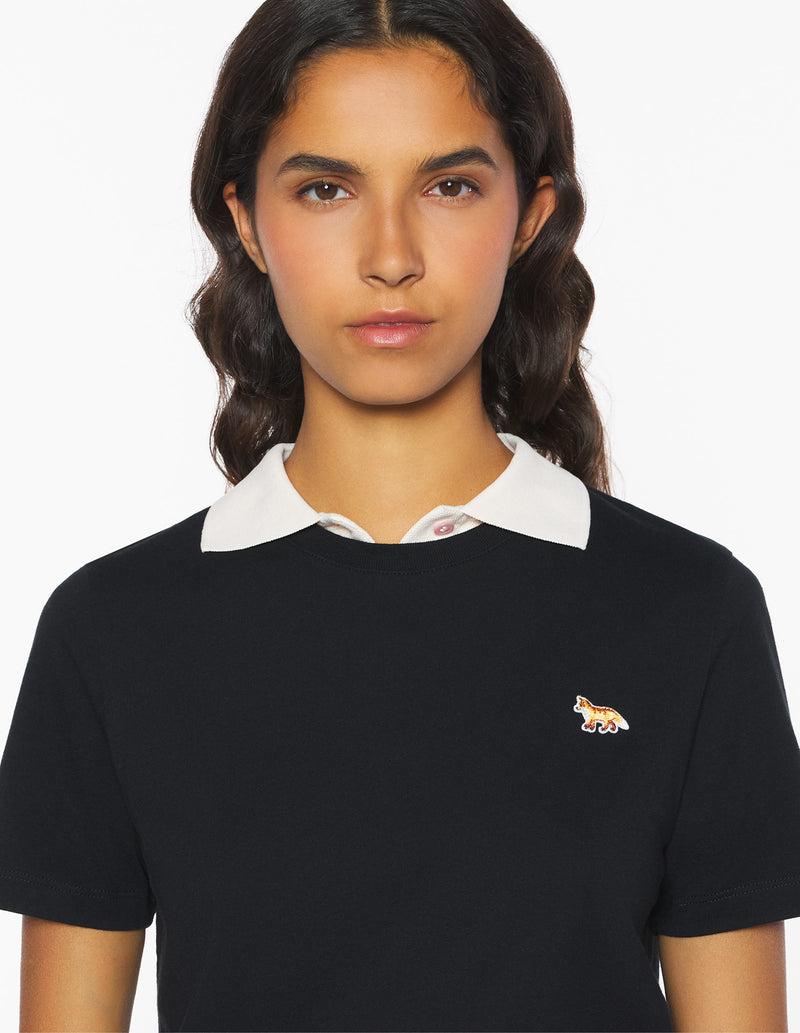 W Black Baby Fox Regular Tshirt