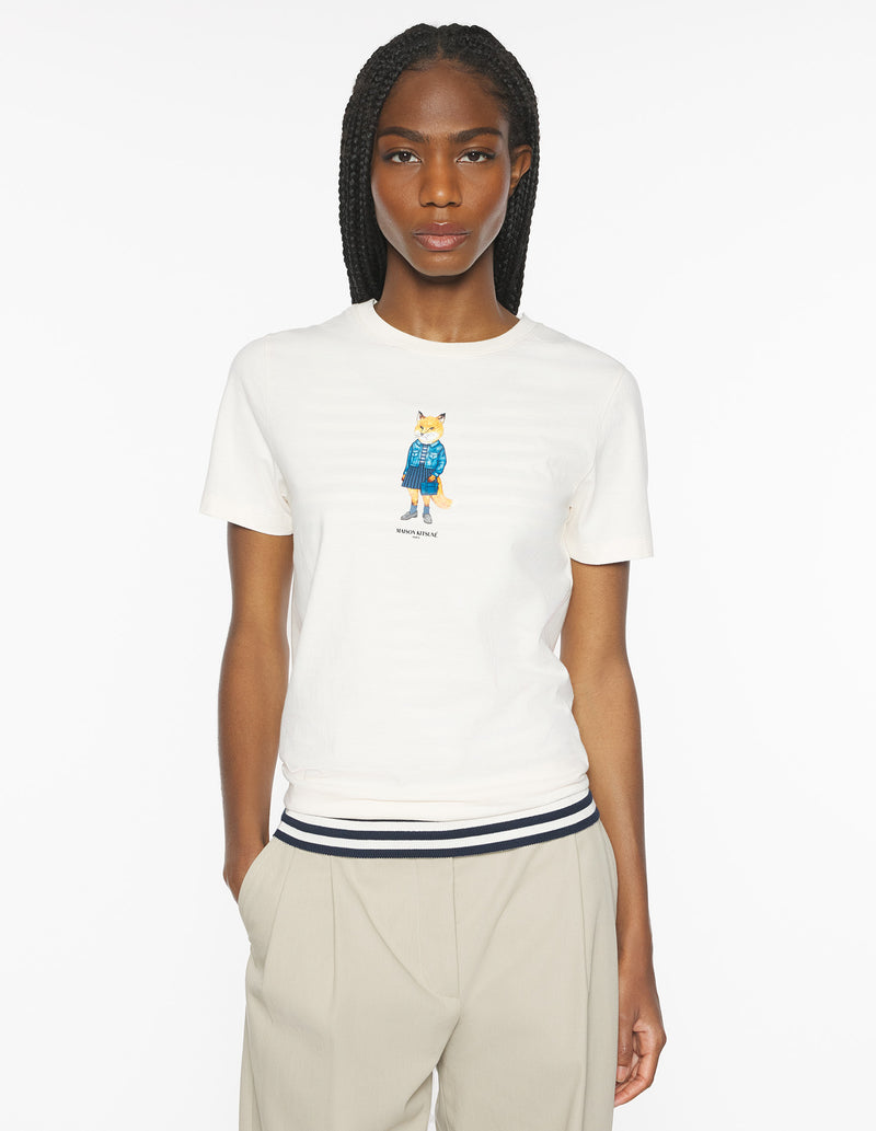 W Pearl Pink Dressed Fox Regular Tshirt
