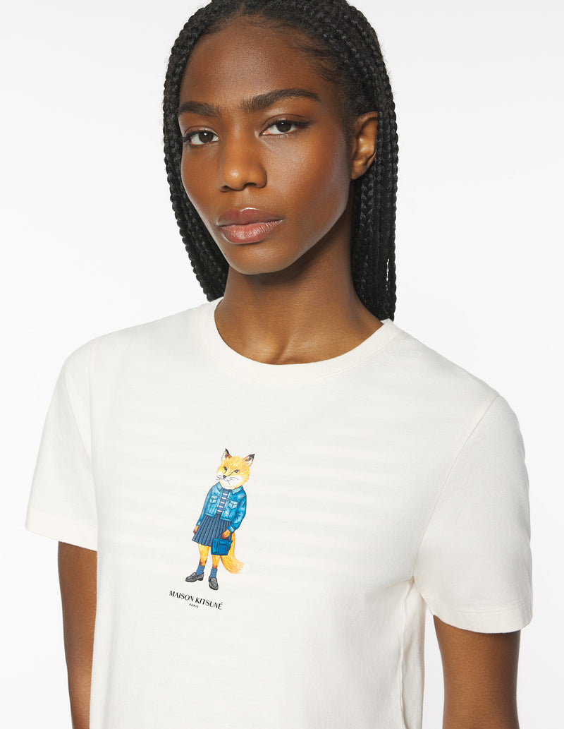 W Pearl Pink Dressed Fox Regular Tshirt