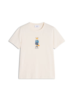 W Pearl Pink Dressed Fox Regular Tshirt