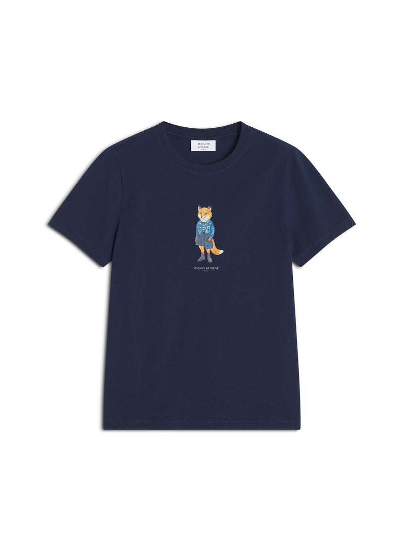 W French Navy Dressed Fox Regular Tshirt