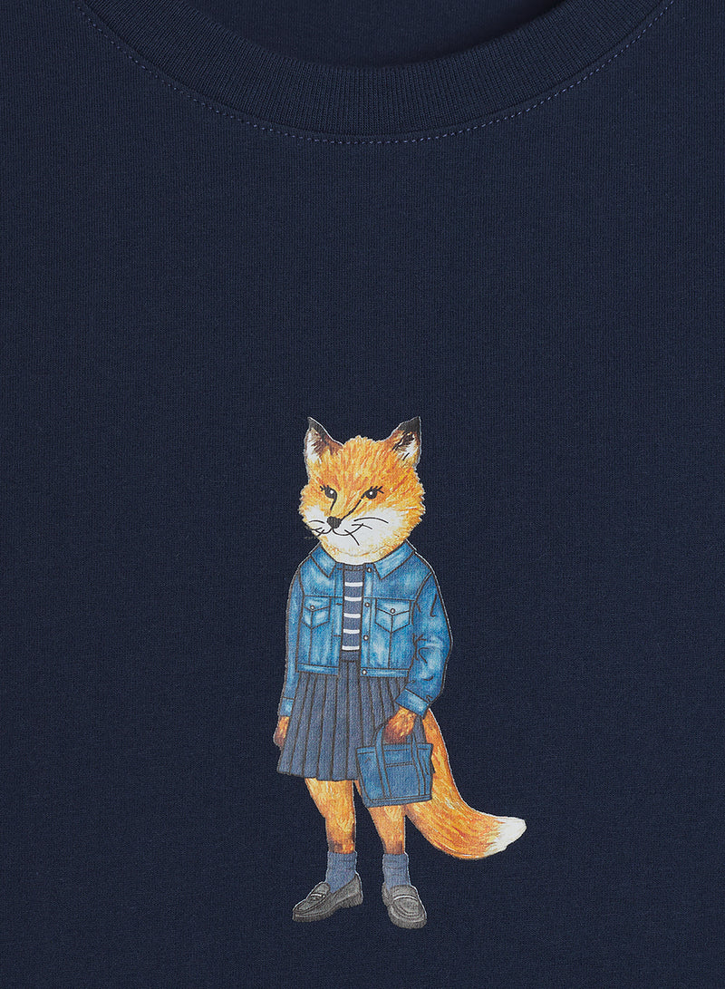 W French Navy Dressed Fox Regular Tshirt