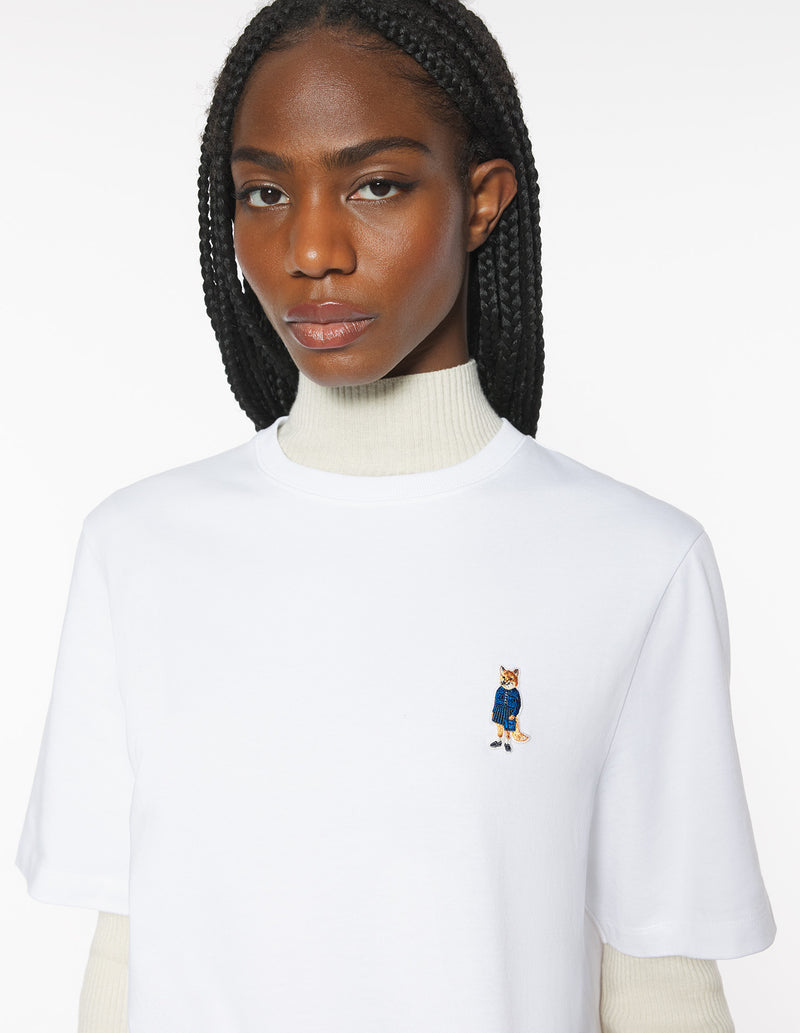 W White Dessed Fox Comfort Tshirt