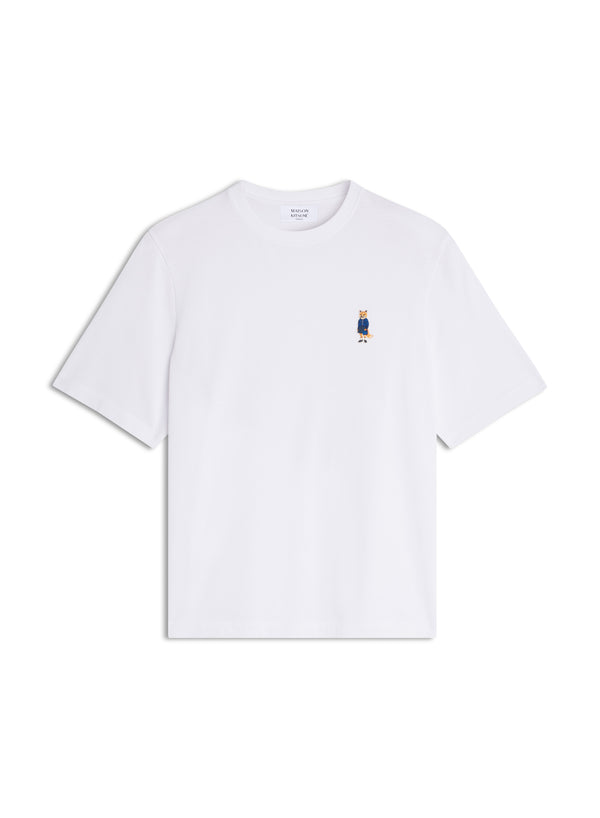 W White Dessed Fox Comfort Tshirt