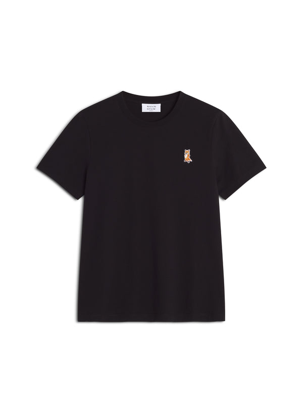 W Black Lady Fox Regular Tshirt