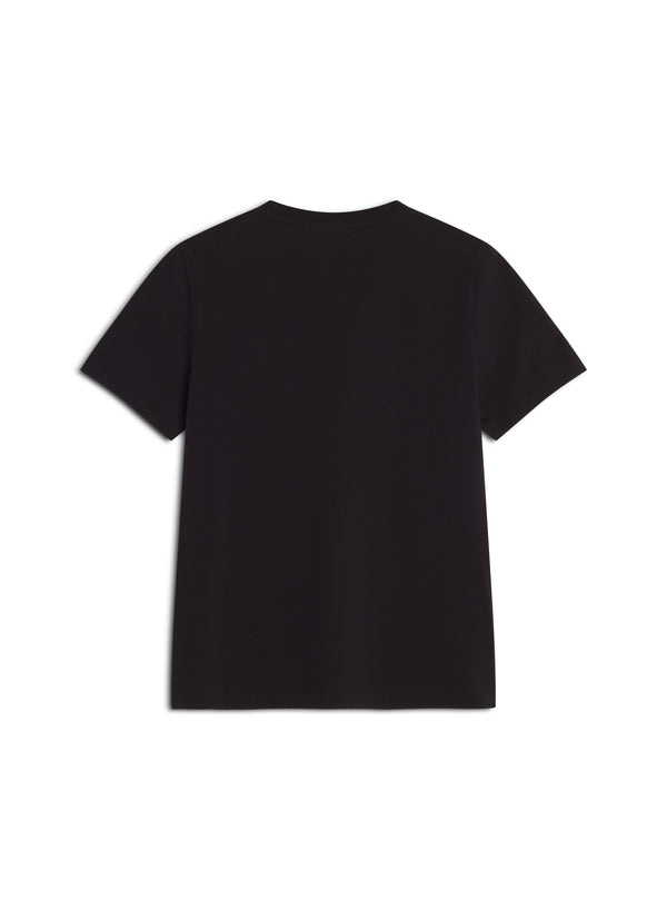 W Black Lady Fox Regular Tshirt