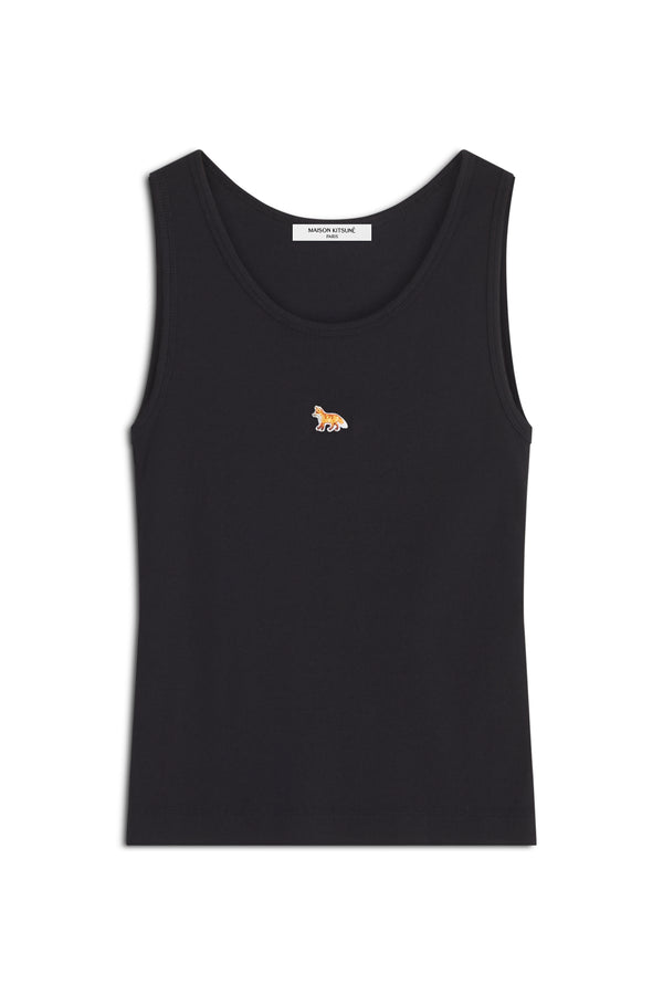 W Black Baby Fox Tank Top