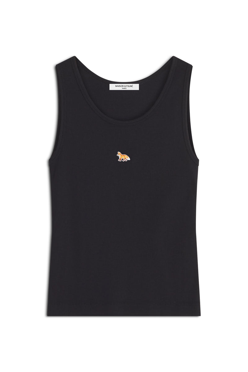 W Black Baby Fox Tank Top