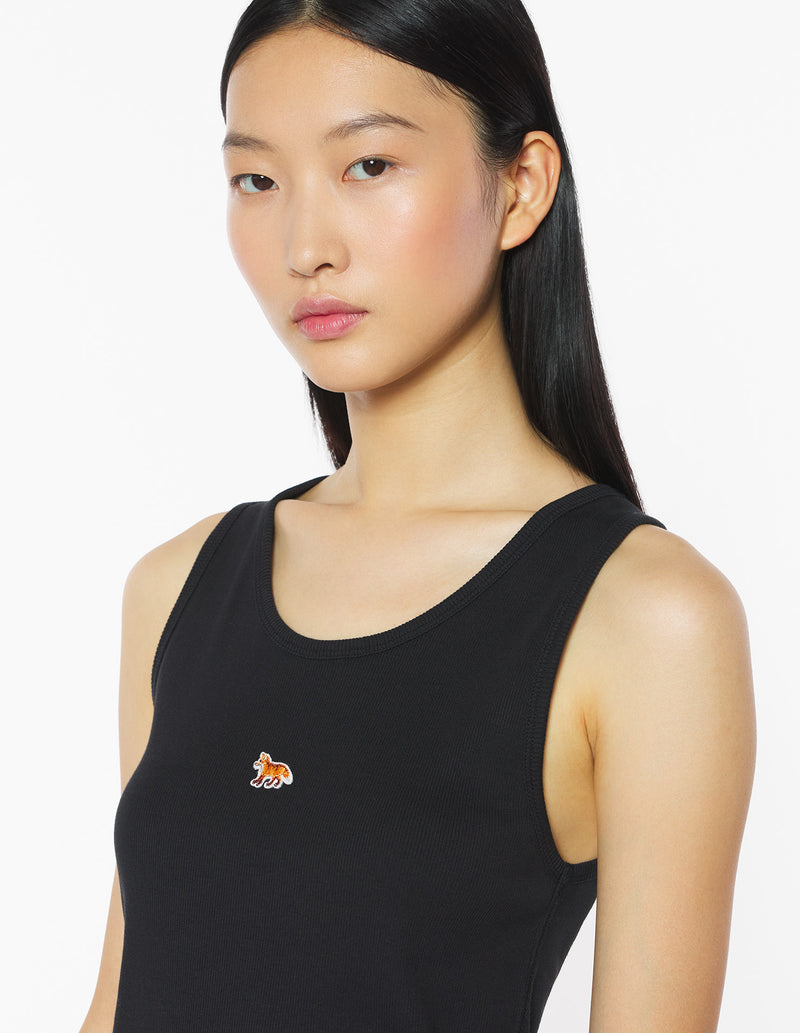 W Black Baby Fox Tank Top