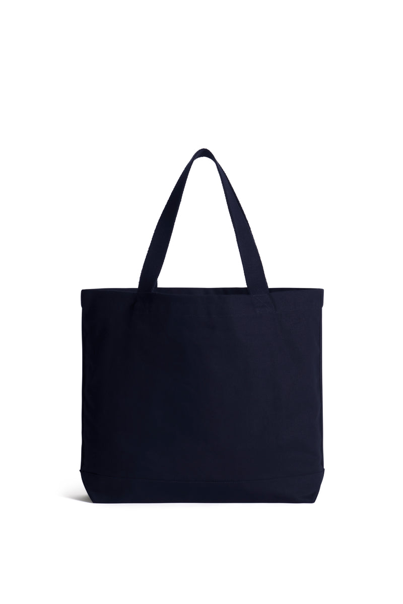 Navy Maison Kitsune Handwriting Tote