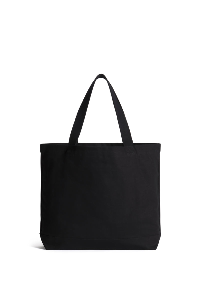 Black Maison Kitsune Handwriting Tote