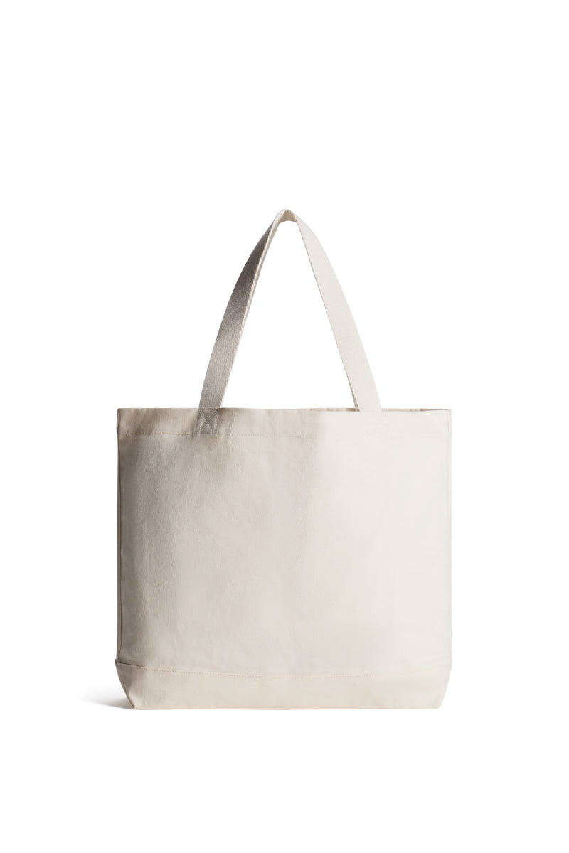 Ecru Maison Kitsune Handwriting Tote