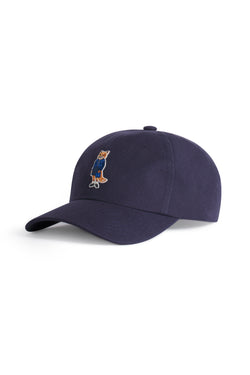 Navy Dressed Fox Cap