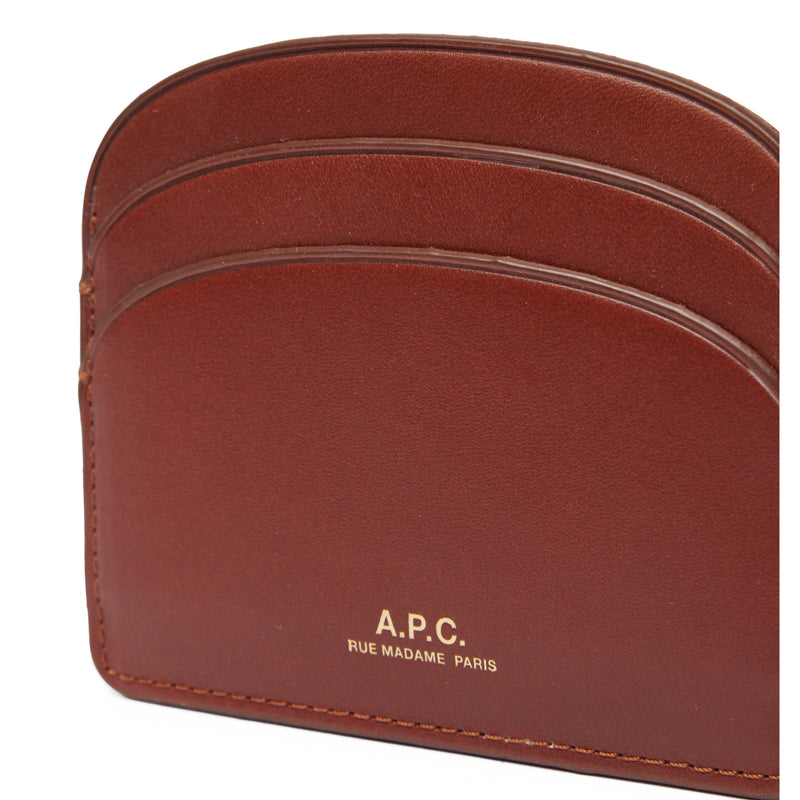 Brown Demilune Cardholder