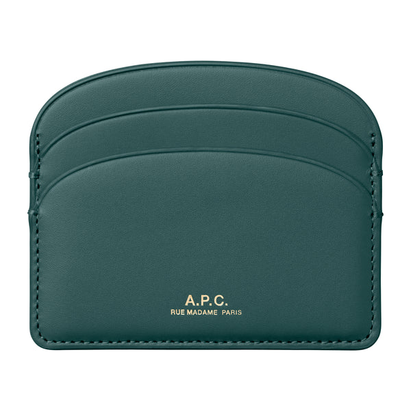 Dark Green Demilune Cardholder