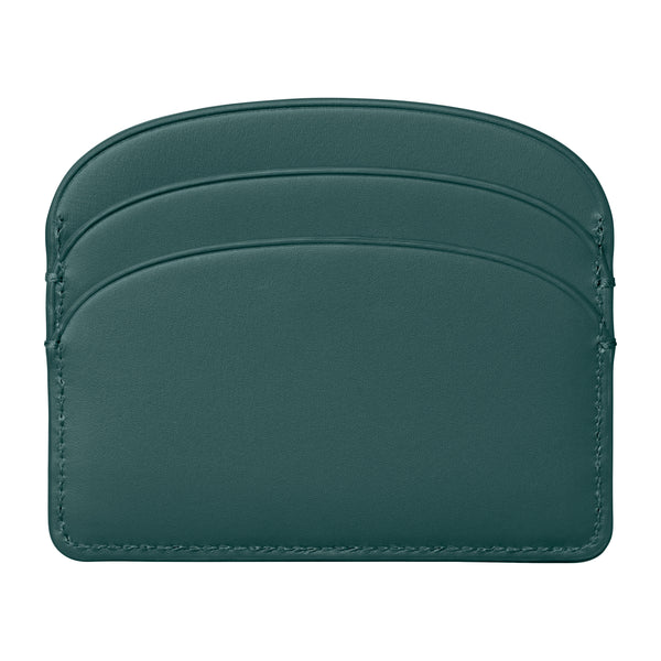 Dark Green Demilune Cardholder