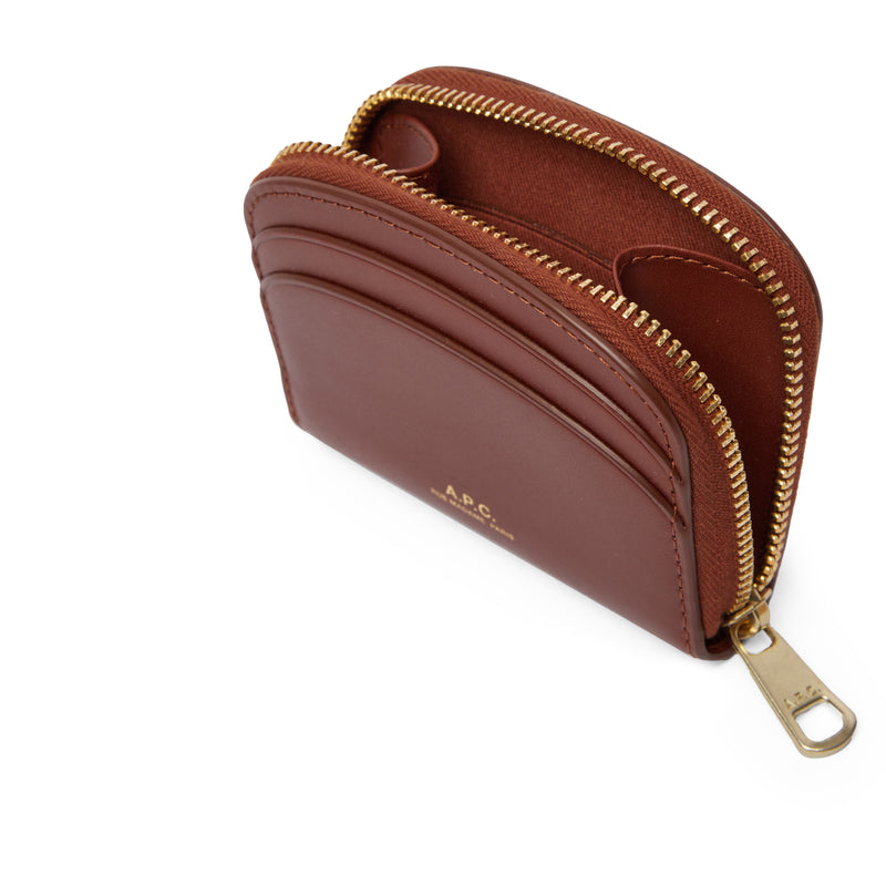 Hazelnut Compact Demilune Wallet