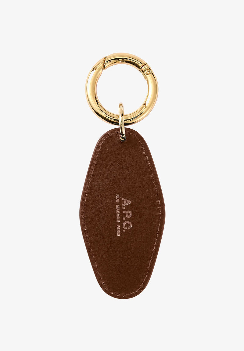 Hazelnut Brown Diamant Keyring
