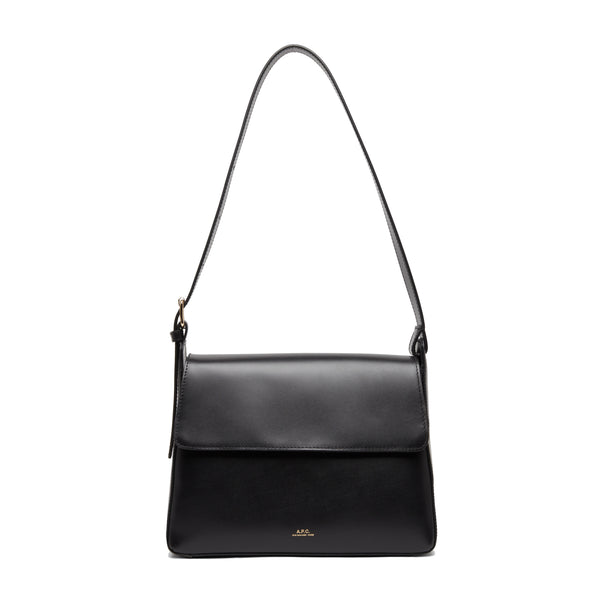 Black Virginie Flap Bag