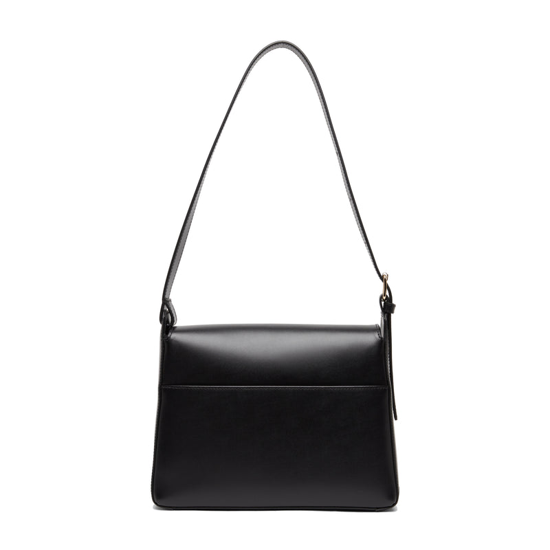 Black Virginie Flap Bag