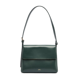 Dark Green Virginie Flap Bag