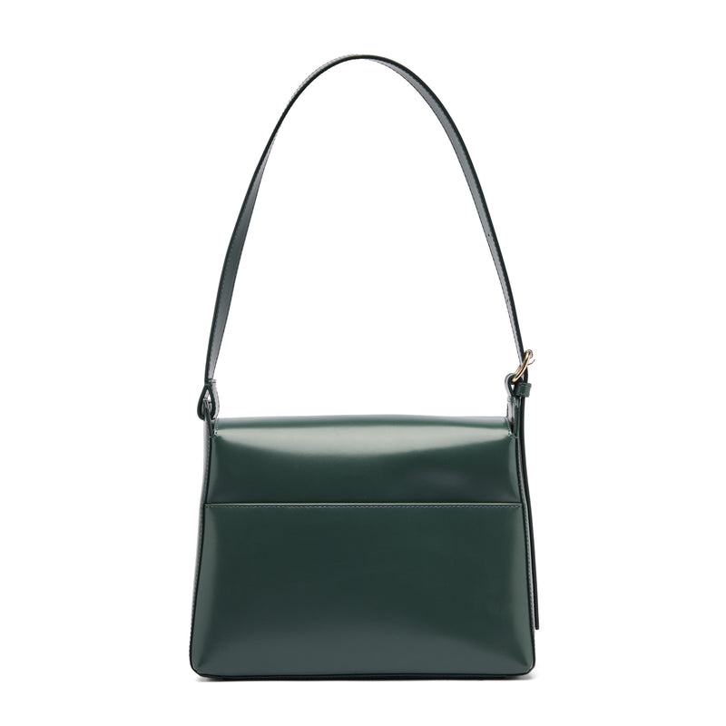 Dark Green Virginie Flap Bag