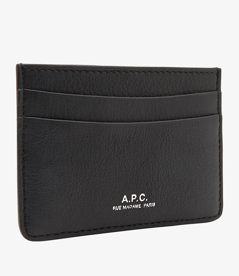 Black Grained Andre Cardholder